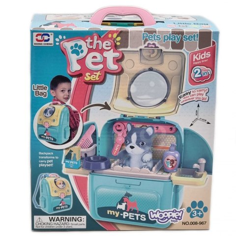 WOOPIE Pies Przenośny Salon Piękoności 2w1 w Plecaku Transporter WOOPIE Pies Przenośny Salon Piękoności 2w1 w Plecaku Transporter