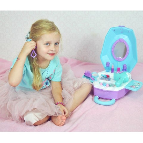 WOOPIE Toaletka dla Dziewczynki 2w1 Salon Piękności w Walizce WOOPIE Toaletka dla Dziewczynki 2w1 Salon Piękności w Walizce