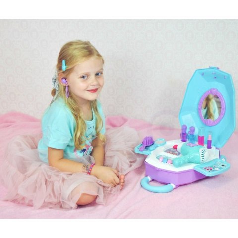 WOOPIE Toaletka dla Dziewczynki 2w1 Salon Piękności w Walizce WOOPIE Toaletka dla Dziewczynki 2w1 Salon Piękności w Walizce