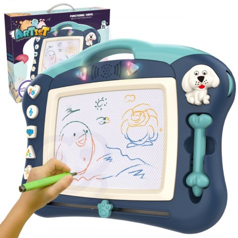 WOOPIE Znikopis Interaktywna Tablica Magnetyczna Tablet Graficzny Muzyka Swiatło Niebieski WOOPIE Znikopis Interaktywna Tablica Magnetyczna Tablet Graficzny Muzyka Swiatło Niebieski