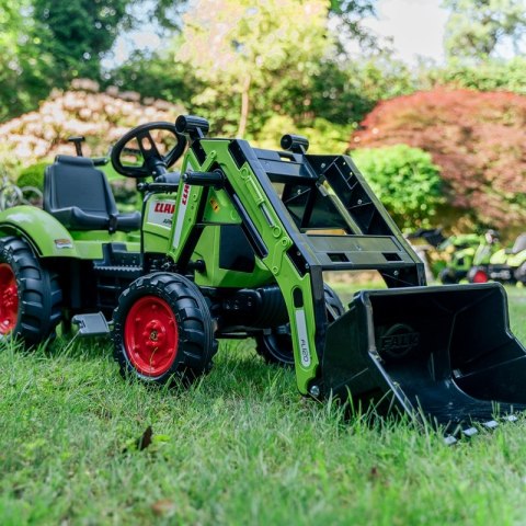 FALK Traktor CLAAS AVEC Zielony na Pedały z Przyczepką od 3 Lat FALK Traktor CLAAS AVEC Zielony na Pedały z Przyczepką od 3 Lat