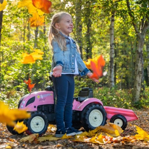 FALK Traktor Country Star Różowy na Pedały + Przyczepka i Klakson od 2 Lat. FALK Traktor Country Star Różowy na Pedały + Przyczepka i Klakson od 2 Lat.