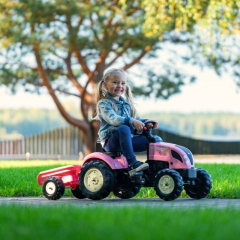 FALK Traktor Country Star Różowy na Pedały + Przyczepka i Klakson od 2 Lat. FALK Traktor Country Star Różowy na Pedały + Przyczepka i Klakson od 2 Lat.