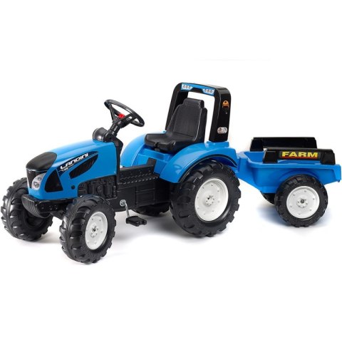 FALK Traktor Landini Niebieski na Pedały z Przyczepką od 3 Lat FALK Traktor Landini Niebieski na Pedały z Przyczepką od 3 Lat
