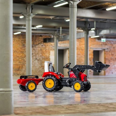 FALK Traktor Red Supercharger na Pedały z Przyczepą od 3 Lat FALK Traktor Red Supercharger na Pedały z Przyczepą od 3 Lat