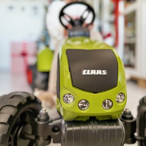 FALK Traktor na Pedały Claas Duży z Przyczepką od 3 lat FALK Traktor na Pedały Claas Duży z Przyczepką od 3 lat