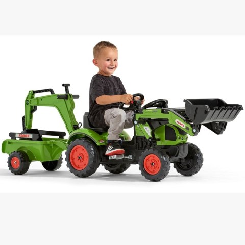 FALK Traktor z Przyczepą CLAAS Arion Backhoe ŁYŻKA + Ładowarka Od 2 Lat FALK Traktor z Przyczepą CLAAS Arion Backhoe ŁYŻKA + Ładowarka Od 2 Lat