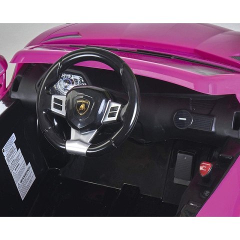 FEBER Lamborghini Aventador Pink samochód elektryczny 6V 3+ FEBER Lamborghini Aventador Pink samochód elektryczny 6V 3+