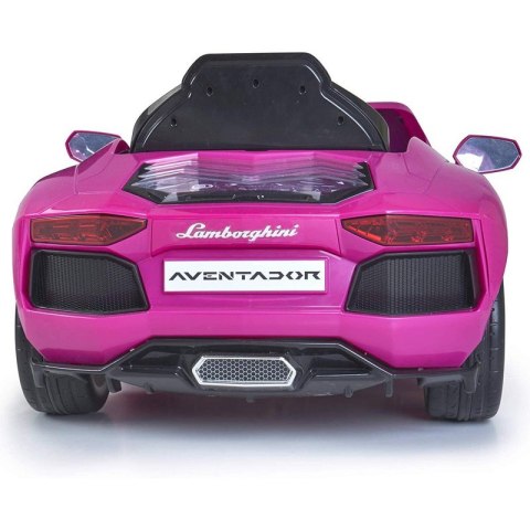FEBER Lamborghini Aventador Pink samochód elektryczny 6V 3+ FEBER Lamborghini Aventador Pink samochód elektryczny 6V 3+