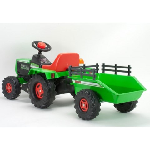 INJUSA Traktor Na Akumulator Basic 6V + Przyczepka INJUSA Traktor Na Akumulator Basic 6V + Przyczepka