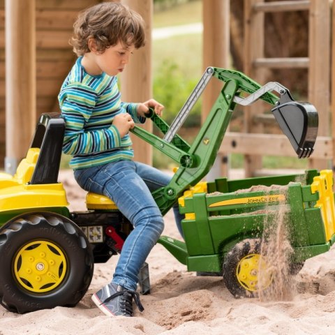 John Deere RollyBackhoe - Koparka Rolly Toys doczepiana łyżka John Deere RollyBackhoe - Koparka Rolly Toys doczepiana łyżka