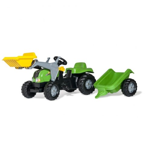 Rolly Toys rollyKid-X Traktor na pedały z Łyżką i Przyczepą Rolly Toys rollyKid-X Traktor na pedały z Łyżką i Przyczepą