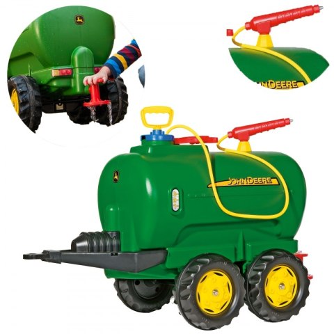 Rolly Toys rollyTanker John Deere cysterna dwuosiowa + pompka Rolly Toys rollyTanker John Deere cysterna dwuosiowa + pompka
