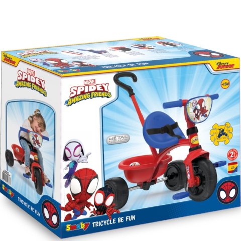 SMOBY Rowerek Trójkołowy Be Fun Spidey SMOBY Rowerek Trójkołowy Be Fun Spidey