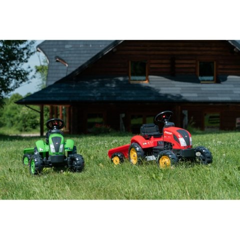 FALK Country Farmer Traktorek na Pedały z Przyczepką Zielony 2-5 lat FALK Country Farmer Traktorek na Pedały z Przyczepką Zielony 2-5 lat