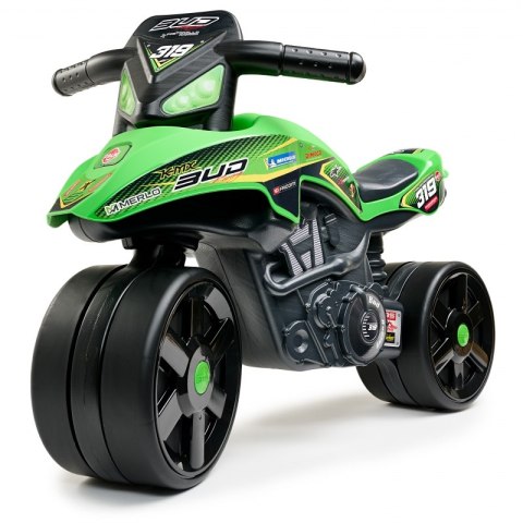 FALK Jeździk Racing Zielony Motorek Szerokie Koła od 1 roku FALK Jeździk Racing Zielony Motorek Szerokie Koła od 1 roku