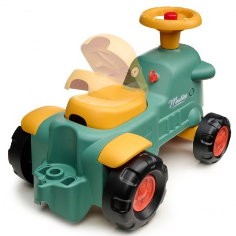 FALK Traktorek Baby Maurice Zielony Vintage z Przyczepką od 1 roku FALK Traktorek Baby Maurice Zielony Vintage z Przyczepką od 1 roku