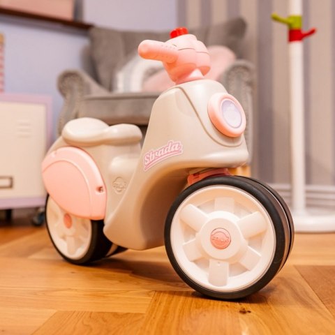 Falk Jeździk Scooter Strada Retro Dla Dziewczynki Ciche Opony od 1 Roku Falk Jeździk Scooter Strada Retro Dla Dziewczynki Ciche Opony od 1 Roku