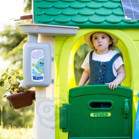FEBER Domek ogrodowy Eco Karmnik Segregacja Odpadów Imitacja Panelu Słonecznego FEBER Domek ogrodowy Eco Karmnik Segregacja Odpadów Imitacja Panelu Słonecznego