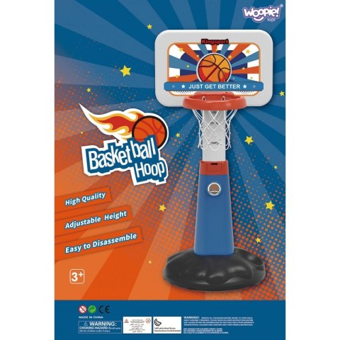 WOOPIE Zestaw Koszykówka Regulacja 99 - 125 cm + Piłka + Pompka WOOPIE Zestaw Koszykówka Regulacja 99 - 125 cm + Piłka + Pompka