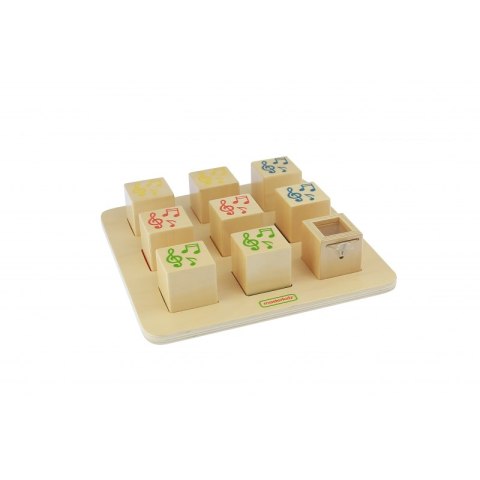 Drewniany Sorter Sensoryczny Łączenie Dźwięków Masterkidz Montessori Drewniany Sorter Sensoryczny Łączenie Dźwięków Masterkidz Montessori