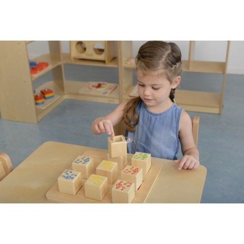 Drewniany Sorter Sensoryczny Łączenie Dźwięków Masterkidz Montessori Drewniany Sorter Sensoryczny Łączenie Dźwięków Masterkidz Montessori
