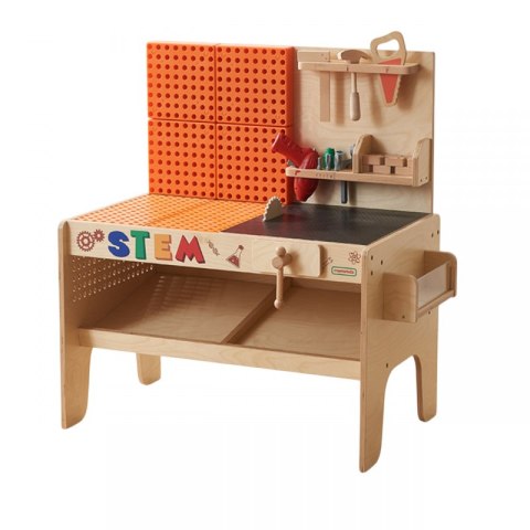MASTERKIDZ Drewniany Warsztat XXL Montessori STEM z Narzędziami MASTERKIDZ Drewniany Warsztat XXL Montessori STEM z Narzędziami