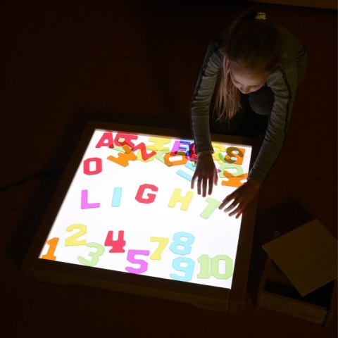 MASTERKIDZ Przezroczyste Cyfry i Litery 38 szt. Montessori MASTERKIDZ Przezroczyste Cyfry i Litery 38 szt. Montessori