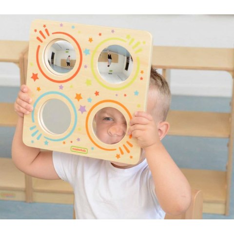 MASTERKIDZ Sensoryczna Tablica Lustra I Soczewki Zakrzywienia Obrazu Montessori MASTERKIDZ Sensoryczna Tablica Lustra I Soczewki Zakrzywienia Obrazu Montessori