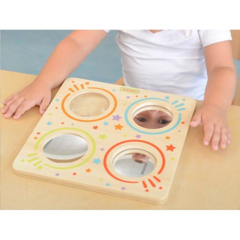 MASTERKIDZ Sensoryczna Tablica Lustra I Soczewki Zakrzywienia Obrazu Montessori MASTERKIDZ Sensoryczna Tablica Lustra I Soczewki Zakrzywienia Obrazu Montessori