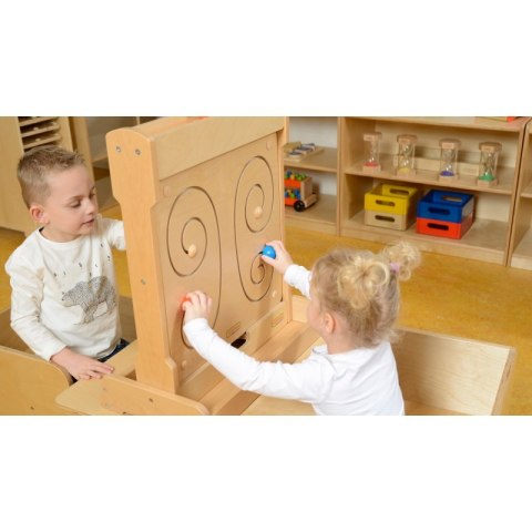 MASTERKIDZ Tablica Przesuwna Kształt Motyla Montessori MASTERKIDZ Tablica Przesuwna Kształt Motyla Montessori