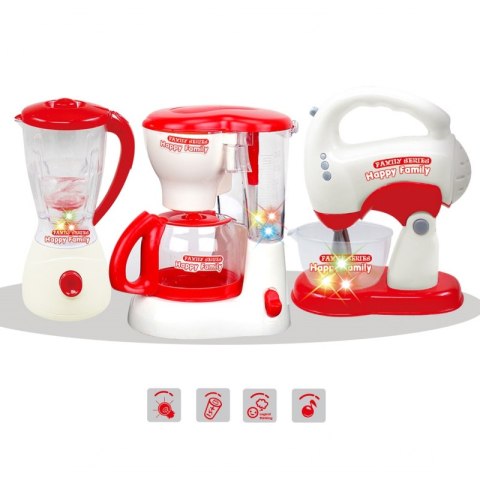 WOOPIE Zestaw AGD dla Dzieci 3w1 Mikser Blender Robot Kuchenny WOOPIE Zestaw AGD dla Dzieci 3w1 Mikser Blender Robot Kuchenny