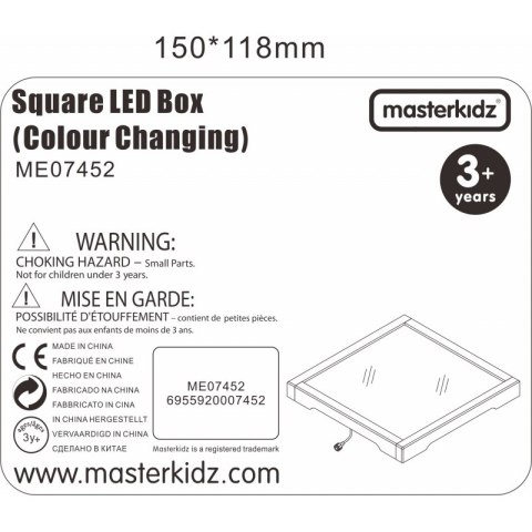 MASTERKIDZ Panel Świetlny LED Zmiana kolorów Pilotem MASTERKIDZ Panel Świetlny LED Zmiana kolorów Pilotem