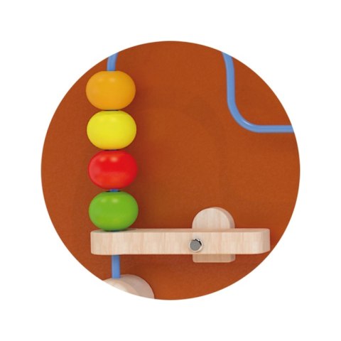 VIGA Drewniana Tablica Manipulacyjna Konik Certyfikat FSC Montessori VIGA Drewniana Tablica Manipulacyjna Konik Certyfikat FSC Montessori