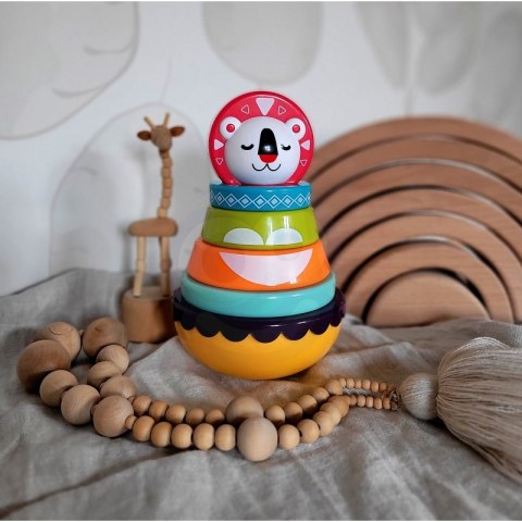 WOOPIE BABY Zabawka Sensoryczna Układanka Piramidka dla Niemowląt 6 el. WOOPIE BABY Zabawka Sensoryczna Układanka Piramidka dla Niemowląt 6 el.