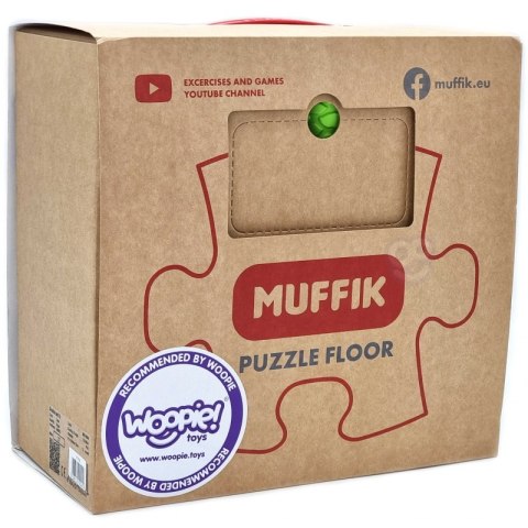 WOOPIE Mata Sensoryczna Ortopedyczna Puzzle Wąż Zielony 6 el. WOOPIE Mata Sensoryczna Ortopedyczna Puzzle Wąż Zielony 6 el.