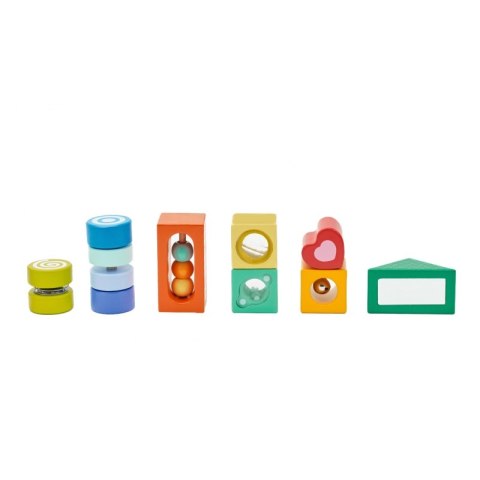 CLASSIC WORLD Drewniane Klocki Sensoryczne 7 Funkcji Układanka Multifunkcyjna Kształty Dźwięk MONTESSORI 14 el. CLASSIC WORLD Drewniane Klocki Sensoryczne 7 Funkcji Układanka Multifunkcyjna Kształty Dźwięk MONTESSORI 14 el.