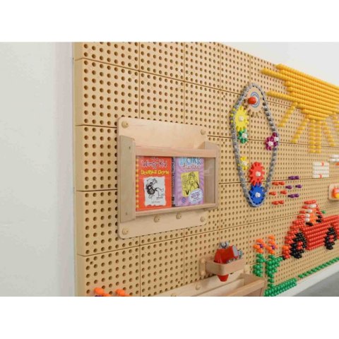 MASTERKIDZ Drewniana Kasetka Na Przedmioty 40 cm - Tablica Naukowo-Kreatywna STEM MASTERKIDZ Drewniana Kasetka Na Przedmioty 40 cm - Tablica Naukowo-Kreatywna STEM