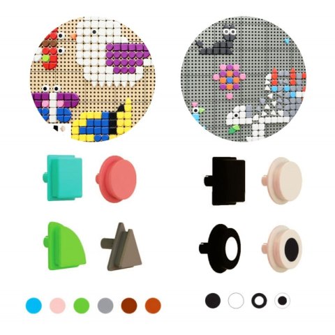 MASTERKIDZ Geometryczne Elementy Tablic 256 szt MASTERKIDZ Geometryczne Elementy Tablic 256 szt