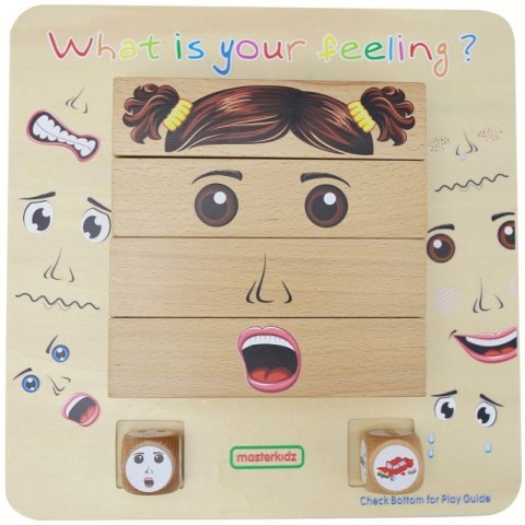 MASTERKIDZ Nauka Emocji Gra Drewniana Montessori MASTERKIDZ Nauka Emocji Gra Drewniana Montessori