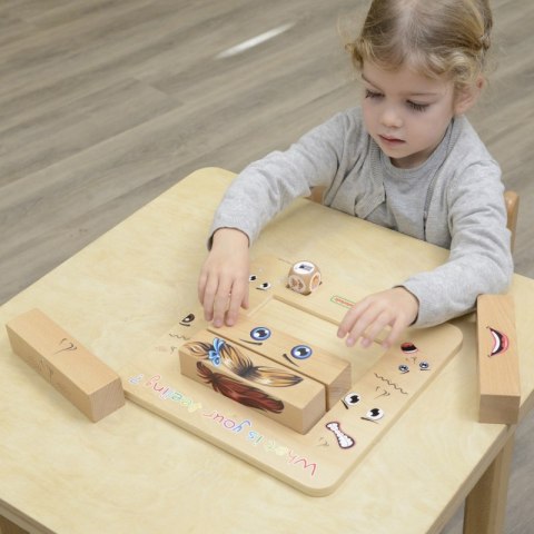 MASTERKIDZ Nauka Emocji Gra Drewniana Montessori MASTERKIDZ Nauka Emocji Gra Drewniana Montessori