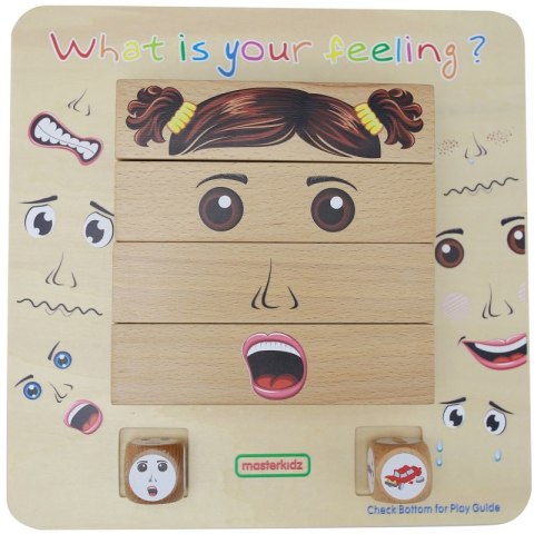 MASTERKIDZ Nauka Emocji Gra Drewniana Montessori MASTERKIDZ Nauka Emocji Gra Drewniana Montessori
