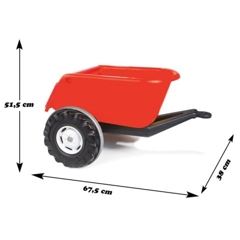 WOOPIE Przyczepka Wywrotka SUPER TARILER Czerwona 35 kg WOOPIE Przyczepka Wywrotka SUPER TARILER Czerwona 35 kg