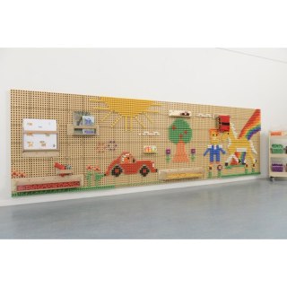 MASTERKIDZ Panel Ścienny Tablica Naukowa Kreatywna STEM + Panel Monatażowy 120x80cm