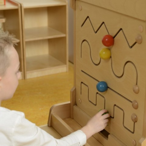 MASTERKIDZ Tablica Przesuwna Mała Motoryka Montessori MASTERKIDZ Tablica Przesuwna Mała Motoryka Montessori