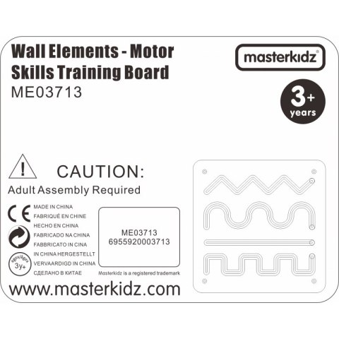MASTERKIDZ Tablica Przesuwna Mała Motoryka Montessori MASTERKIDZ Tablica Przesuwna Mała Motoryka Montessori