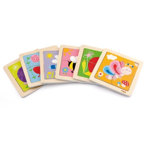 VIGA Poręczne Drewniane Puzzle Pszczoła VIGA Poręczne Drewniane Puzzle Pszczoła