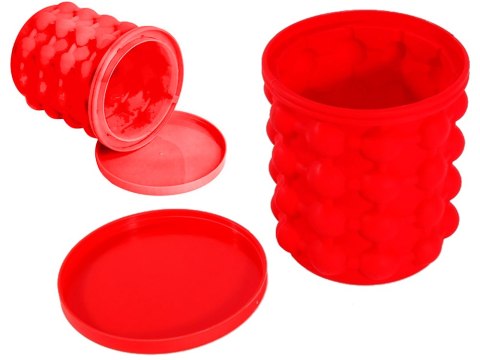 Forma do lodu silikonowa wiaderko kubek kostkarka kostki lodu foremka lód Forma do lodu silikonowa wiaderko kubek kostkarka kostki lodu foremka lód