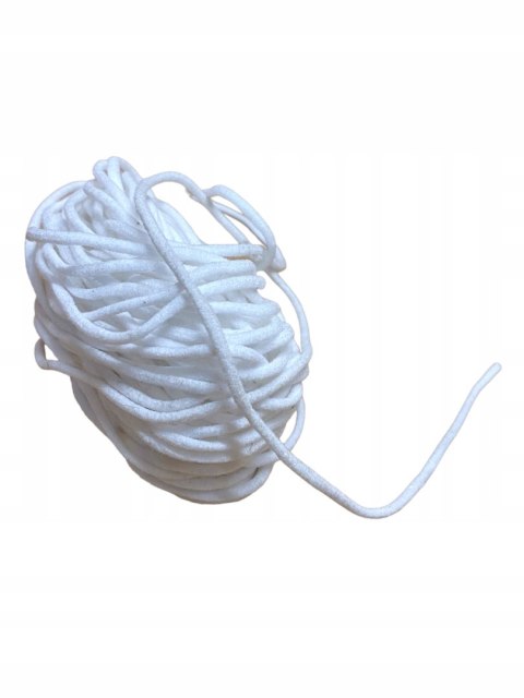 Gumka krawiecka okrągła miękka Ø 3,0 mm - 10 mb Gumka krawiecka okrągła miękka Ø 3,0 mm - 10 mb