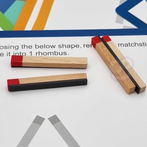 TOOKY TOY Drewniana Układanka Montessori Gra Logiczna Łamigłówki Zapałki Magnetyczne dla Dzieci 58 el. TOOKY TOY Drewniana Układanka Montessori Gra Logiczna Łamigłówki Zapałki Magnetyczne dla Dzieci 58 el.